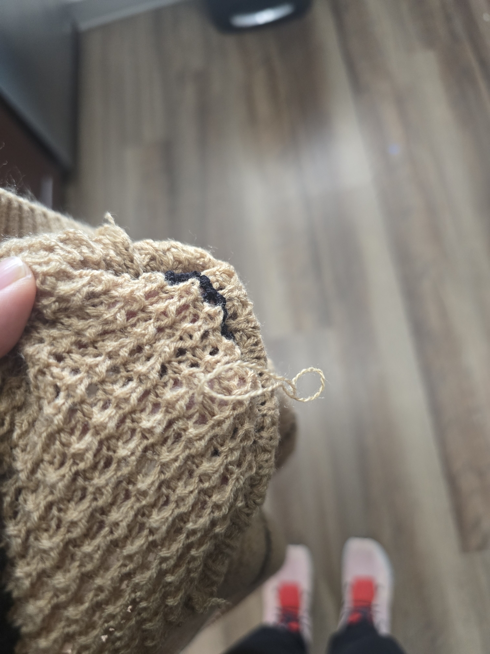 Soho Apparel Striped Hooded Open Front Cardigan - Picture 5 of 7